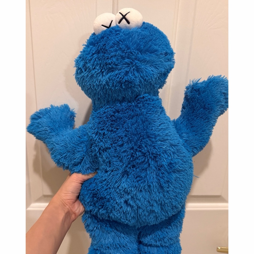 KAWS x Sesame Street Cookie Monster Plush Uniqlo